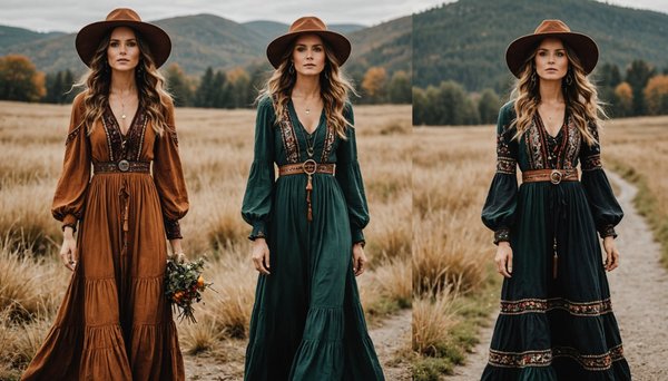 Top 10 robes longues automne bohème à porter cette saison