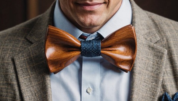Nœud papillon en bois : la tendance mode à adopter en 2025